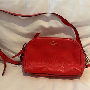 Kate spade red raspberry shoulder bag